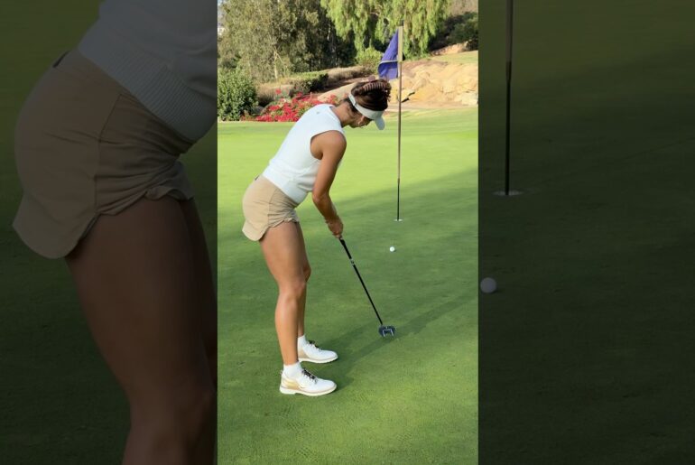My Rollercoaster game from a few months ago #golfswing #golfgirl