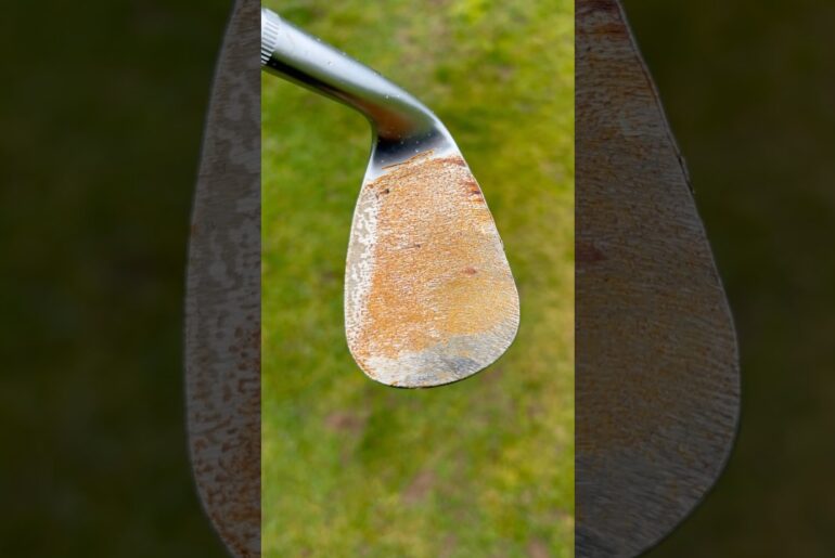 GROOVELESS Wedges Actually Spin MORE?  #golf #golfswing #golfaddicts