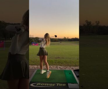 Amazing Golf Swing you need to see | Golf Girl awesome swing | Golf shorts | Christy Gilbert