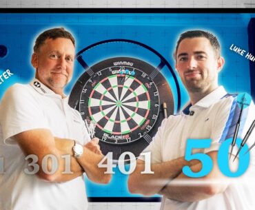Can Ian Poulter beat Luke Humphries at Darts? | 501 - 0 | MGC