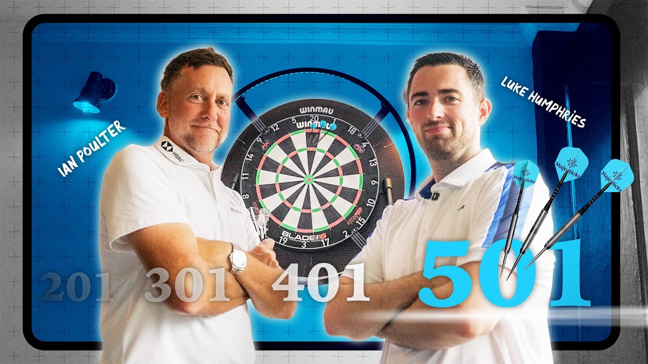 Can Ian Poulter beat Luke Humphries at Darts? | 501 – 0 | MGC Can Ian Poulter beat Luke Humphries at Darts? | 501 - 0 | MGC