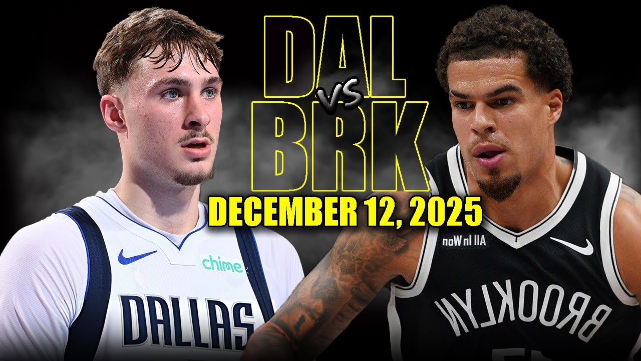 Dallas Mavericks vs Brooklyn Nets Full Game Highlights – December 12, 2025 | NBA Season Dallas Mavericks vs Brooklyn Nets Full Game Highlights – December 12, 2025 | NBA Season