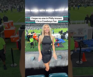Cowboys fan goes to Eagles Game😅 #nfl #shorts