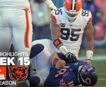 Cleveland Browns vs. Chicago Bears Game Highlights | NFL 2025 Season Week 15