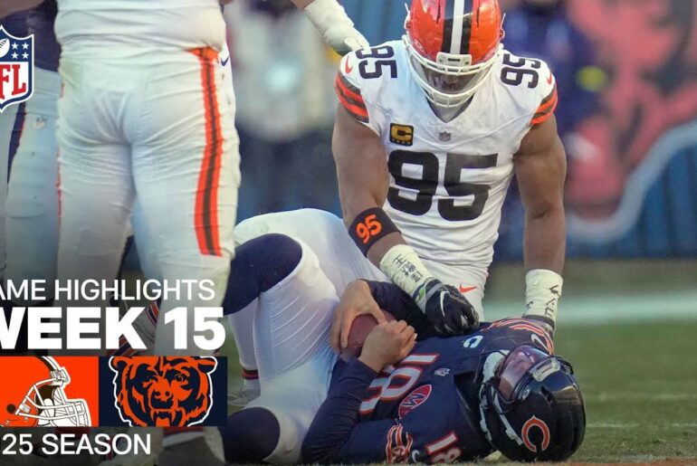 Cleveland Browns vs. Chicago Bears Game Highlights | NFL 2025 Season Week 15