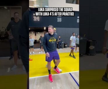 Luka Dončić Surprised the Lakers with New Shoes! #nba