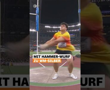 Nur drei Deutsche haben den Hammer je weiter geworfen 💪 | sportstudio | #shorts