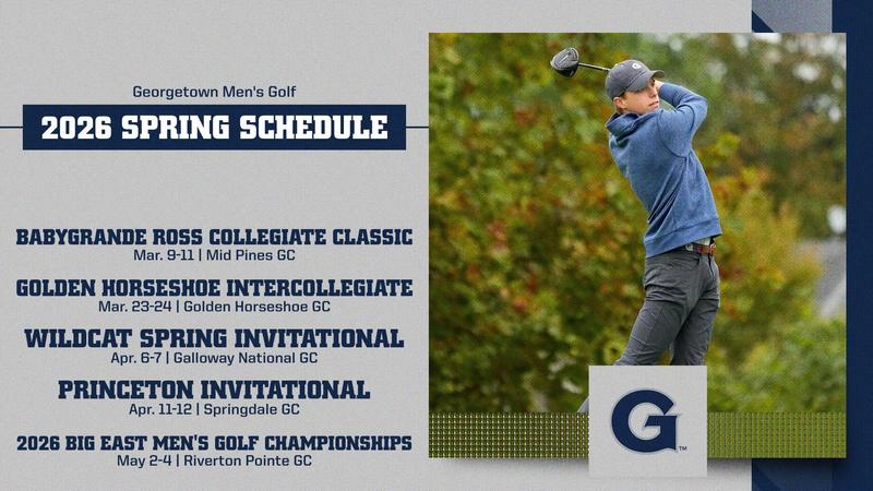 Men’s Golf Announces Spring 2026 Schedule