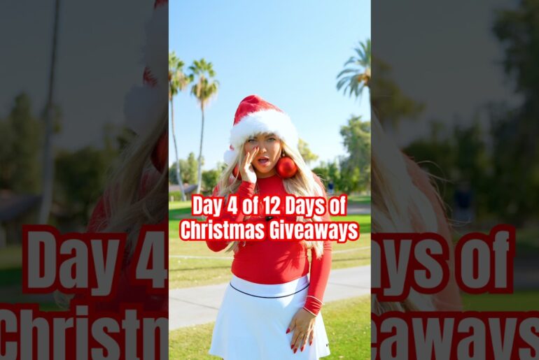 Day 4 of 12 Days of Christmas Giveaways! Go check my IG to enter! #golf #giveaway