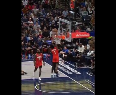 Amen Thompson MONSTER BLOCK ON ANTHONY DAVIS! 😱🚫❌