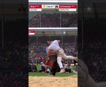 Bieri Marcel vs Schneider Domenic ESAF Mollis 2025 #schwinger #sports #suisse #luttesuisse #combat