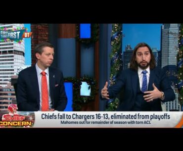 FIRST THINGS FIRST | Nick Wright ANGRY At Justin Herbert PRAISE With Los Angeles Chargers | NFL