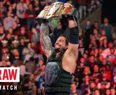 FULL MATCH: Sheamus vs. Roman Reigns | WWE Title Match: Raw, Dec. 14, 2015