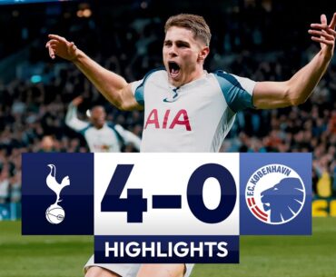 Micky van de Ven scores WONDER GOAL! | Spurs 4-0 Copenhagen | Champions League Highlights