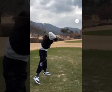 스윙 끝자락 디테일 미쳤다 💚 | KLPGA 김지민(JiMin Kim) #골프레슨
