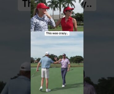 This video is crazy #noobsplaygolf #golfer #golfdomgolf #golfgirlgames #golfswing