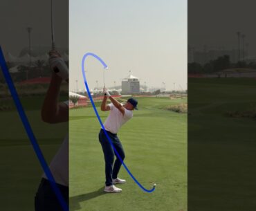 Ludvig Aberg golf swing on Shot Tracer app.