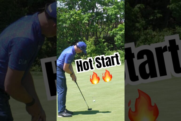 Starting the tournament the right way. 🐦 #golf #golfreel #golfswing #birdiestart #youtubegolf