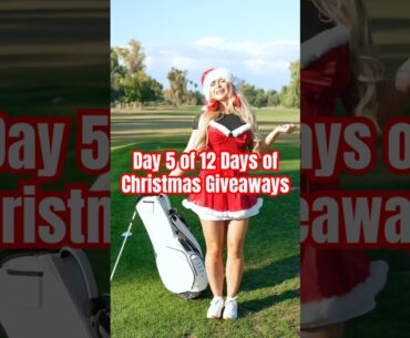 Day 5 of 12 Days of Christmas Giveaways!! Check IG for details! #golf #giveaway