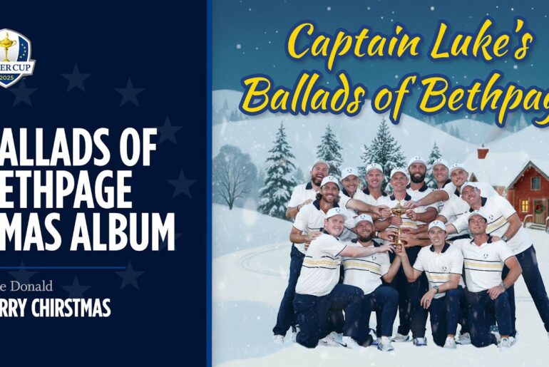 Luke Donald's Ballads of Bethpage | Number One Album This Christmas | 2025 Ryder Cup