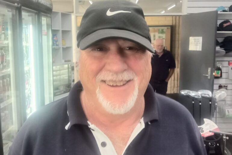 Geoff Pearson swaps the lounge room for the golf course