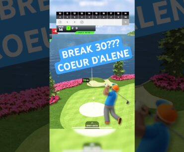 Can I break 30 at Coeur D’Alene Golf Course (back 9)??? #golf #golfswing #golfchallange