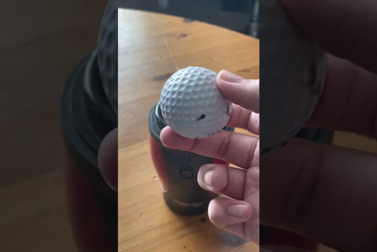 That’s honestly not what I was thinking would be in these practice golf balls