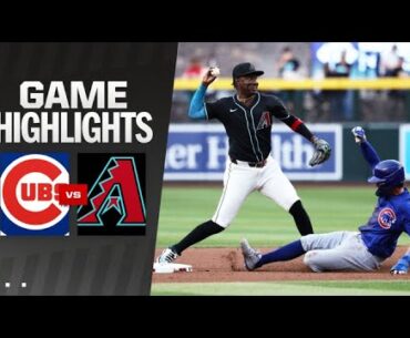 Cubs vs. D-backs Game Highlights (3/29/25) | MLB Highlights