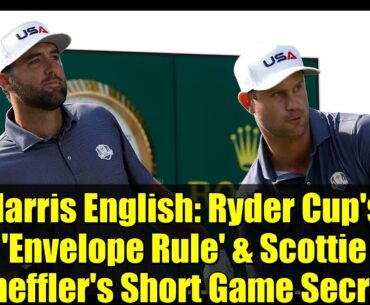 Harris English: Ryder Cup's 'Envelope Rule' & Scottie Scheffler's Short Game Secrets