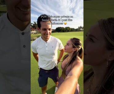 He actually doesn’t even have a social media 😆❤️ . . . . #golf #golfing #golfer #golfers #golfhumor