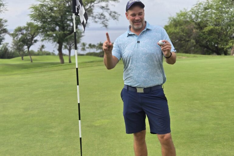 First ace (in paradise!)