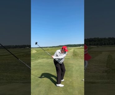Donald Trump golf swing on Shot Tracer app