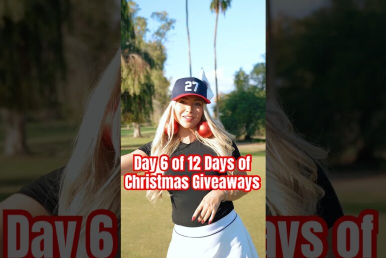 Day 6 of 12 Days of Christmas Giveaways! Follow on IG and see how to enter! #golf #giveaway