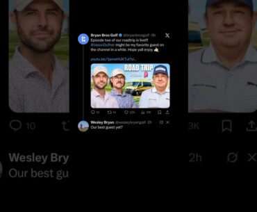 Bryan Bros Golf Roadtrip Jason Dufner | #golf #golflife #zachriddlegolf #golfnews #golfer #golfswing