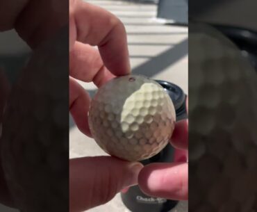 Can someone please find out the mystery behind this liquid golf ball
