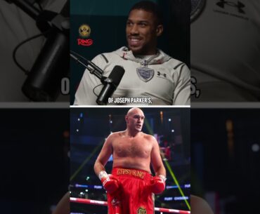 ANTHONY JOSHUA responds to TYSON FURY 🤬#shorts