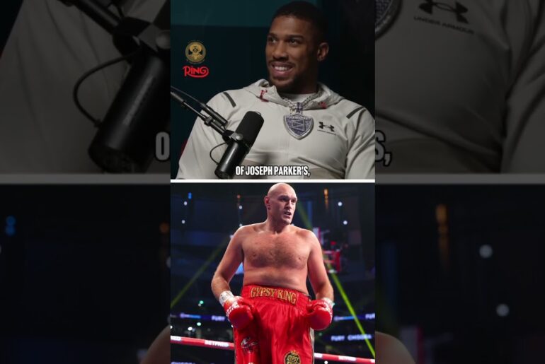ANTHONY JOSHUA responds to TYSON FURY 🤬#shorts