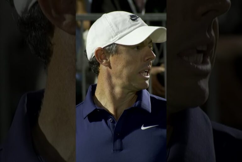 Rory PIPES a drive to beat Scottie 🏌️‍♂️💪