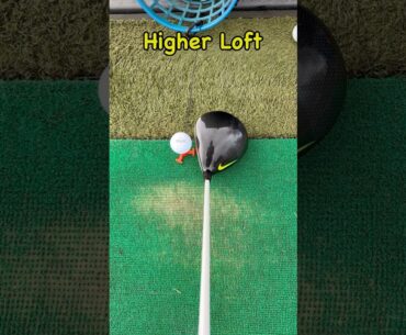 How Changing the Loft IMPACTS Face Angle #golf #golfaddicts #golfer