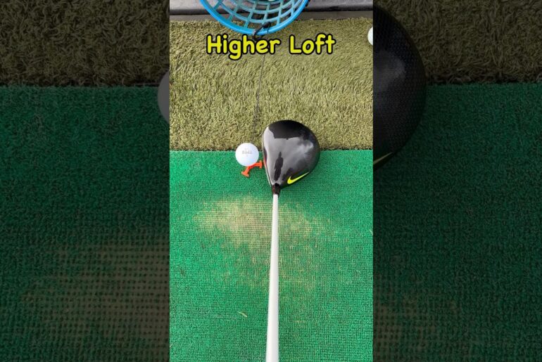 How Changing the Loft IMPACTS Face Angle #golf #golfaddicts #golfer