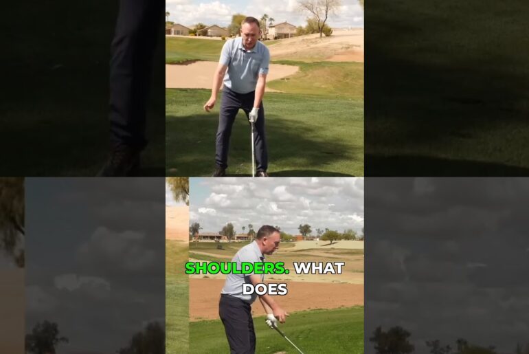 Watch the High Handle Adjustment at Setup #golf #golfswing #golfing