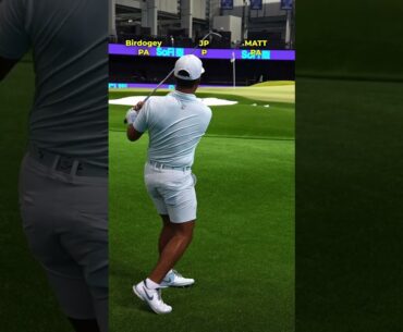 How do you sink a 25ft double breaker putt to keep the match going? No idea