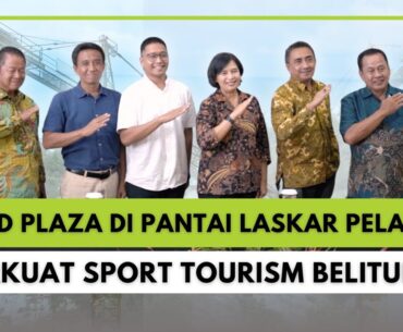 Food Plaza di Pantai Laskar Pelangi Perkuat Sport Tourism Belitung   #wisatabelitung