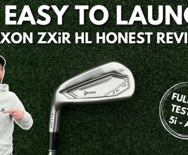 SRIXON ZXiR HL IRONS REVIEW! These Irons Are So Easy To Launch! Includes Comparison vs. Srixon ZXiR!