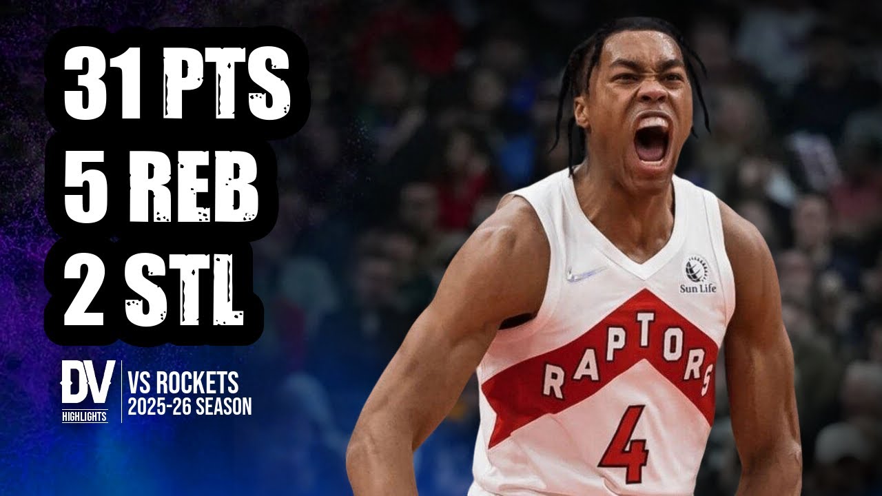 Scottie Barnes vs Rockets 31 pts 5 reb 2 stl | Oct 29, 2025 | Regular Season Scottie Barnes vs Rockets 31 pts 5 reb 2 stl | Oct 29, 2025 | Regular Season