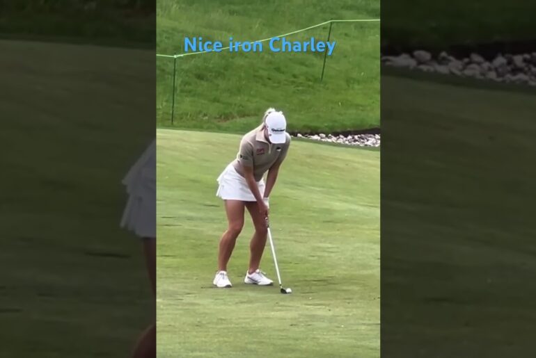 Nice and tight swing. #girlgolfers