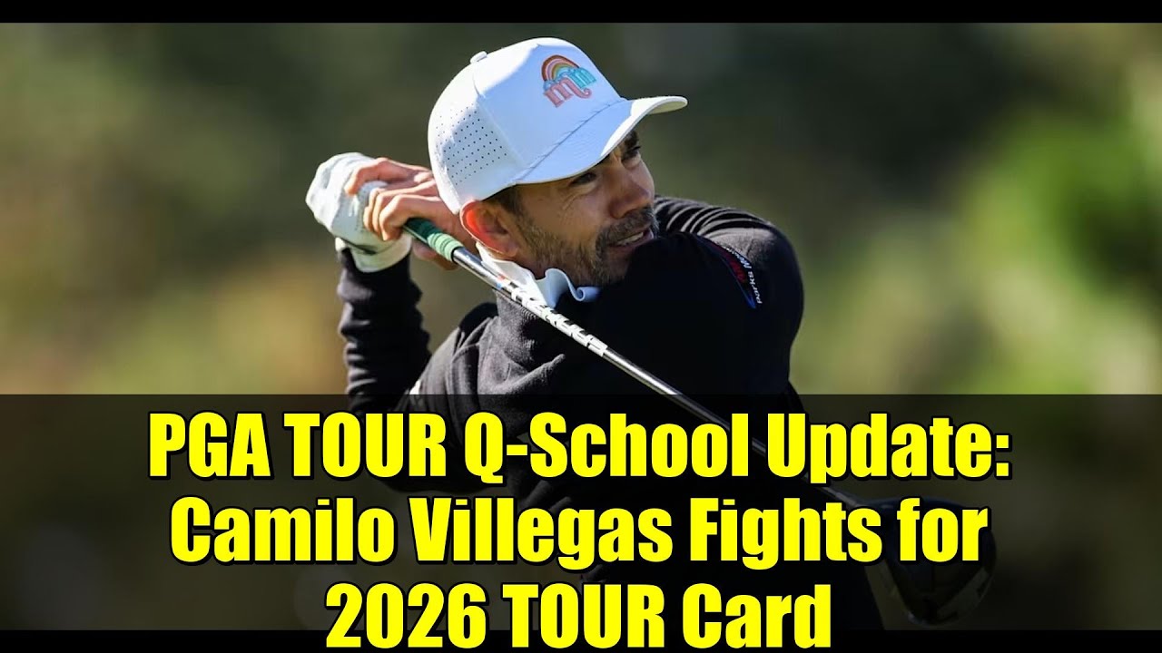 PGA TOUR Q-School Update: Camilo Villegas Fights for 2026 TOUR Card | Korn Ferry Championship PGA TOUR Q-School Update: Camilo Villegas Fights for 2026 TOUR Card | Korn Ferry Championship
