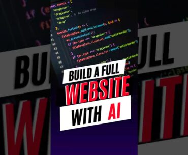 How to build a full website with Ai #aivideo #website #webdevelopment #viral #contentcreator