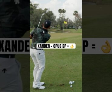 Xander Schauffele testing the Opus SP wedges 👌