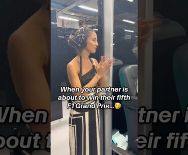 Carmen was all of us on that final lap in Singapore 👏🥇 #f1 #formula1 #mercedesf1